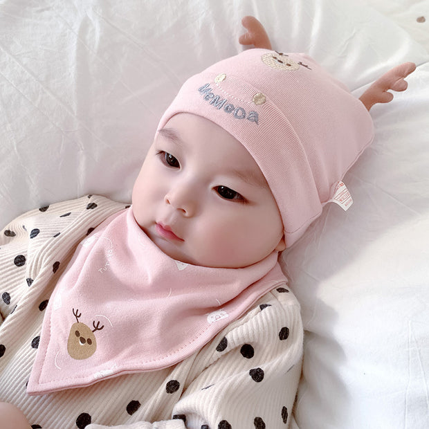 Spring Cotton Cute Baby Pullover Hat