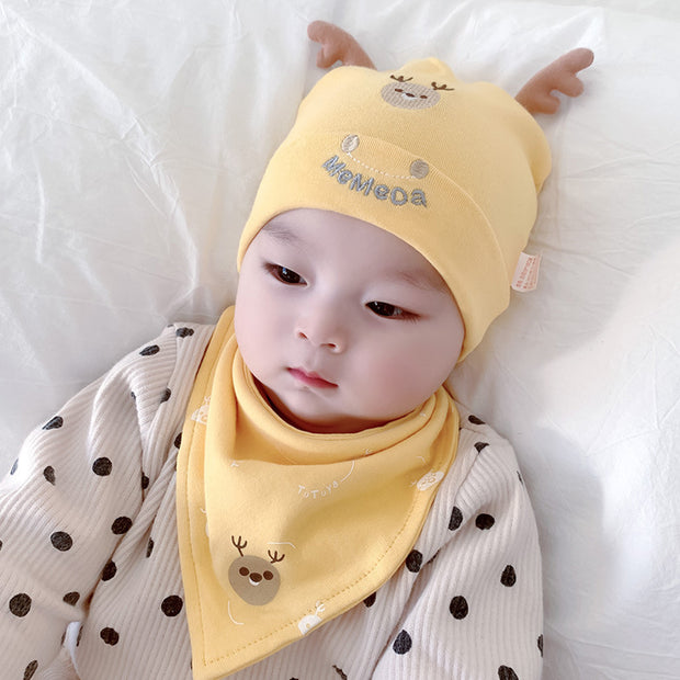 Spring Cotton Cute Baby Pullover Hat