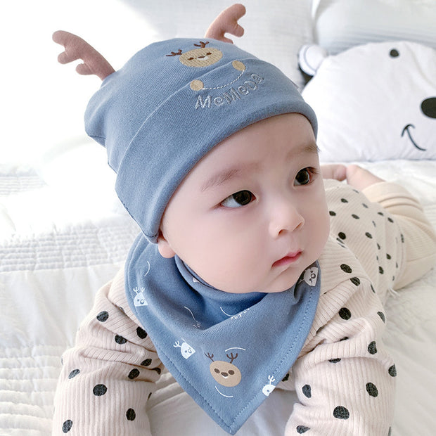 Spring Cotton Cute Baby Pullover Hat