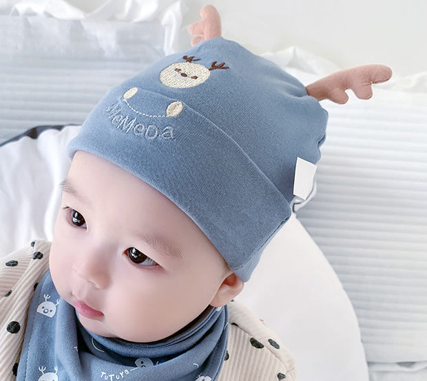 Spring Cotton Cute Baby Pullover Hat