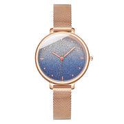 Starry Quartz Mesh Watch