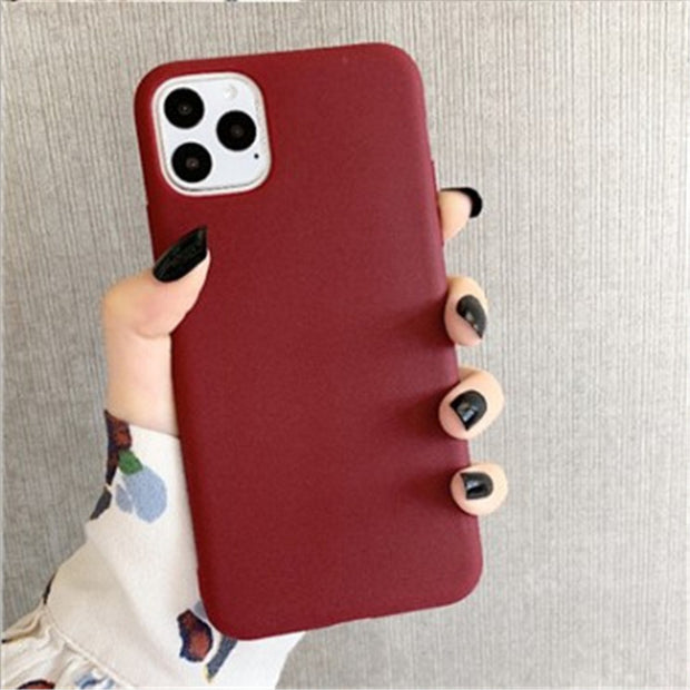 Pure color phone case