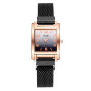 Magnetic buckle casual quartz female watch