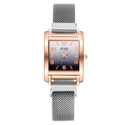 Magnetic buckle casual quartz female watch