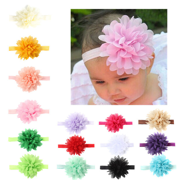 Handmade chiffon flower