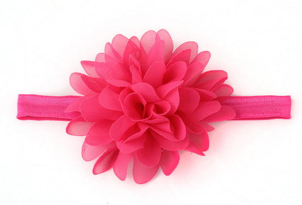 Handmade chiffon flower