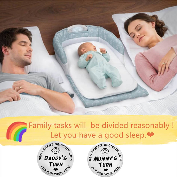 New Baby Parents Decision Coin